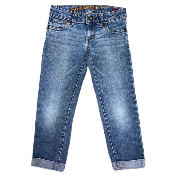 Stylish Arizona Kids 7 Regular Crop Blue Jeans - Picture 1 of 12